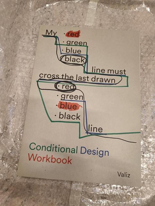 Conditional design workbook in perfecte staat, Antiquités & Art, Art | Objets design, Enlèvement ou Envoi