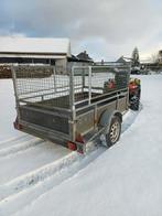 Remorque simple essieu grillagée, Enlèvement