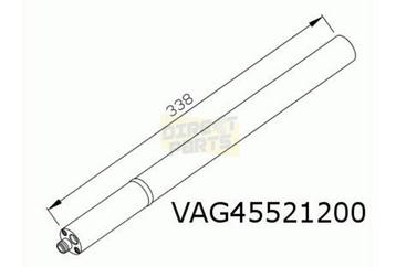 Aud/Seat/Skoda/Volkswagen VAG filter/droger AC (34cm lang) (