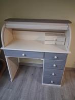 Heel mooie bureau met schuifjes en rolluik, Ophalen, Zo goed als nieuw, Bureau