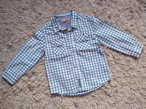 ★ M104 - Hemd ruitjes, Kinderen en Baby's, Kinderkleding | Maat 104, Gebruikt, Jongen, Overhemd of Blouse, Ophalen of Verzenden