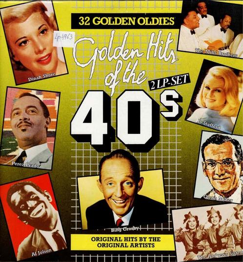 2 x Vinyl, LP   -   Golden Hits Of The 40s, Cd's en Dvd's, Vinyl | Overige Vinyl, Overige formaten, Ophalen of Verzenden