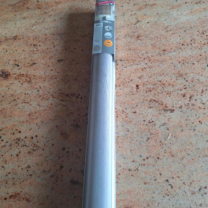 Rolgordijn grijs 70x190cm, Huis en Inrichting, Stoffering | Gordijnen en Lamellen, Nieuw, Minder dan 100 cm, 50 tot 100 cm, Grijs