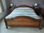 Bed, Ophalen, Gebruikt, Bruin, Tweepersoons