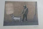 Lithografie Banksky "Haring Dog", Ophalen of Verzenden