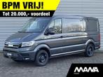 MAN TGE 35 2.0 L3H2 3.180 180PK Automaat 4x4 LED Camera Sens, Auto's, Bestelwagens en Lichte vracht, Automaat, Stof, Zwart, 4 cilinders