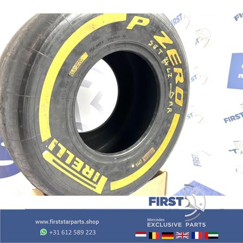 ORIGINELE FORMULE 1 Pirelli P ZERO BAND F1 SLICK MEDIUM GEEL, Verzamelen, Overige Verzamelen, Nieuw, Ophalen of Verzenden