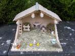 Crèche de Noël artisanale vide neuve  F182, Collections, Enlèvement ou Envoi, Neuf