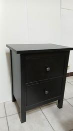 IKEA zwarte hemnes dressoir met 2 laden, Huis en Inrichting, Ophalen, Zo goed als nieuw