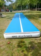 Airtrack MMS 12x2x0,3, Sport en Fitness, Turnen, Ophalen, Zo goed als nieuw, Blauw, Materiaal