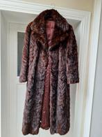 Bruine vintage bontmantel, maat S, Kleding | Dames, Jassen | Winter, Ophalen, Maat 36 (S)