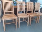 4 TEAK STOELEN, Huis en Inrichting, Ophalen