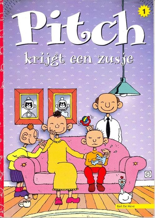 Verzameling strips en posters Pitch., Boeken, Stripverhalen, Gelezen, Meerdere stripboeken, Ophalen of Verzenden