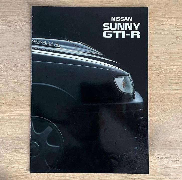 Nissan Sunny GTI-R brochure EN 1991, Boeken, Auto's | Folders en Tijdschriften, Gelezen, Nissan, Ophalen of Verzenden