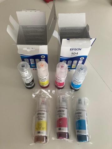 Inkt voor Epson Ecotank, Enlèvement ou Envoi, Neuf, Autres types, EPSON