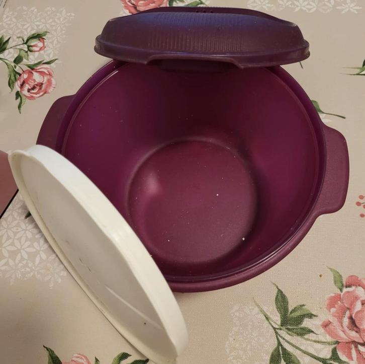 Maxi cuiseur à riz pour micro-ondes Tupperware. 3 L, Electroménager, Cuiseurs à riz, Utilisé, Enlèvement