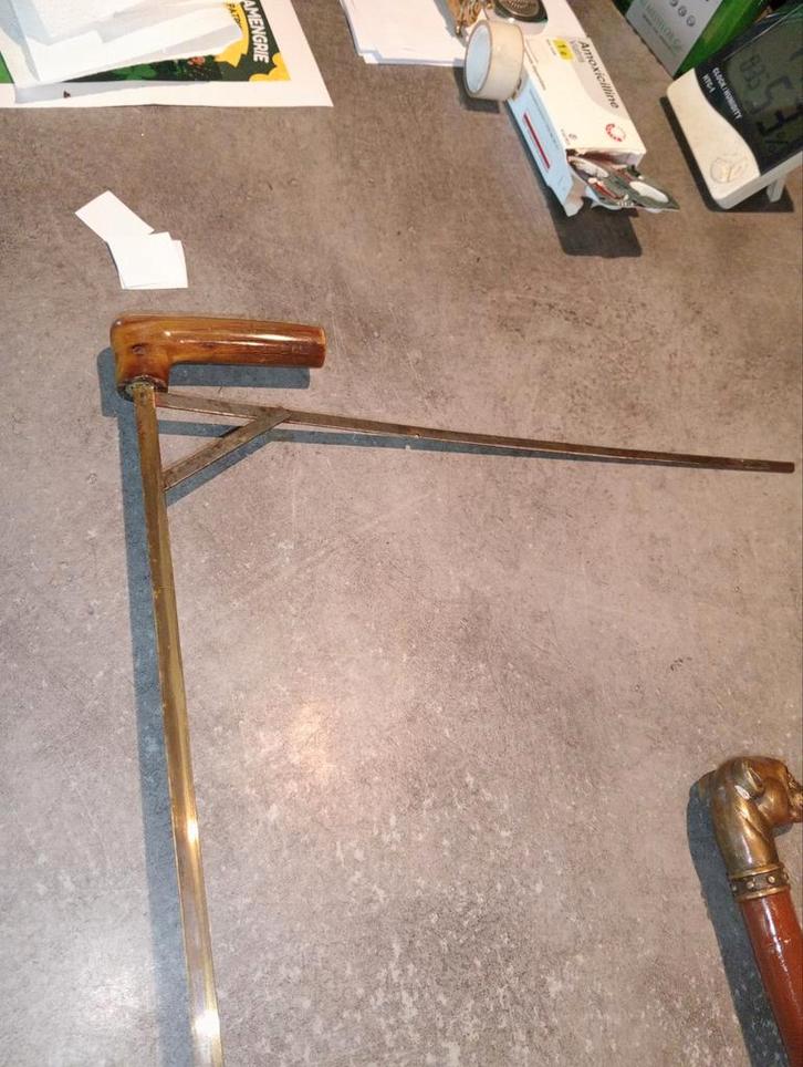 Ancient Cane Toise de Maquignon, Antiek en Kunst, Curiosa en Brocante