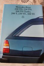 Dépliant Mercedes Benz 200/230/250/300 TD +TE+TURBO - 1985, Livres, Autos | Brochures & Magazines, Enlèvement ou Envoi, Comme neuf