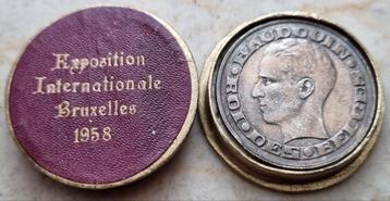 50 Francs Expo '58 / UNC / Origineel etui / Zeer zeldzaam !! beschikbaar voor biedingen