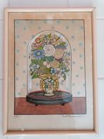 Schilderij Tonet Timmermans Bloemen onder stolp, Ophalen