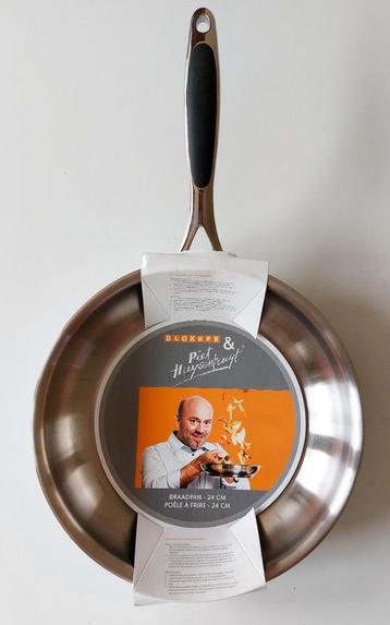 Nieuwe inox braadpan Piet Huysentruyt – diameter 24 cm beschikbaar voor biedingen