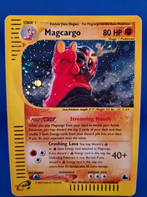 Magcargo H17/H32 - Skyridge, Hobby & Loisirs créatifs, Jeux de cartes à collectionner | Pokémon, Comme neuf, Envoi