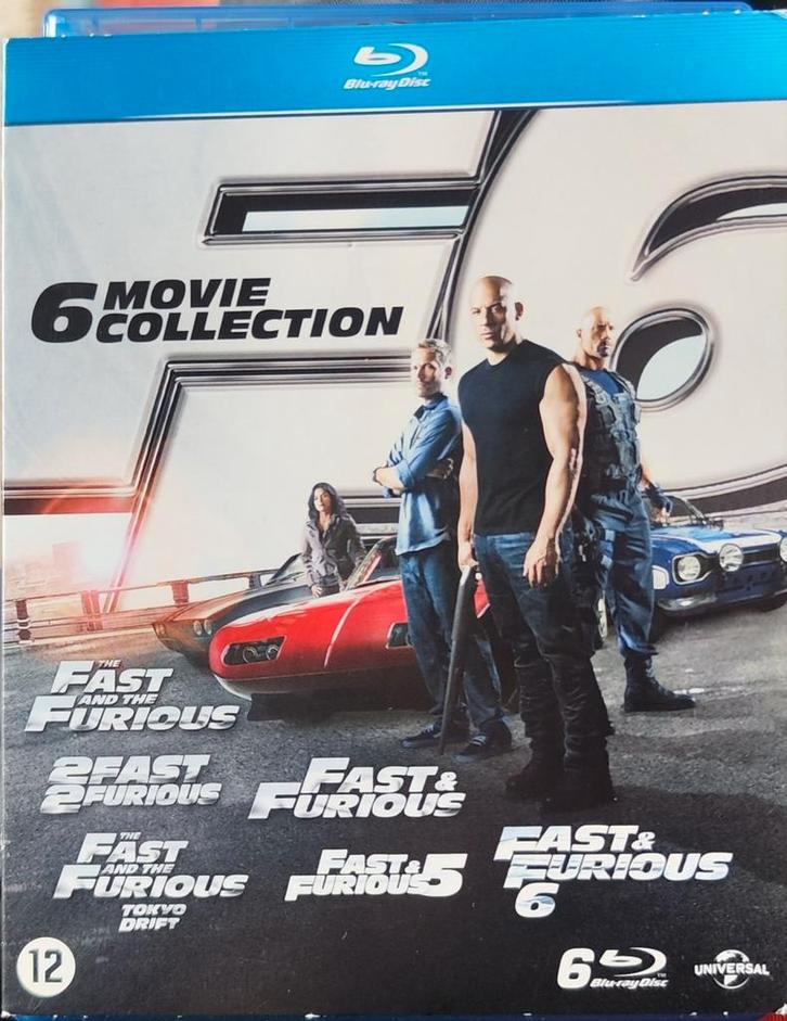 Bluray s Fast & Furious 1 tem 8 Vin Diesel, Cd's en Dvd's, Blu-ray, Zo goed als nieuw, Ophalen of Verzenden