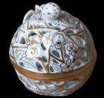 Herend wit-goud juwelendoosje, Antiquités & Art, Antiquités | Porcelaine, Enlèvement ou Envoi