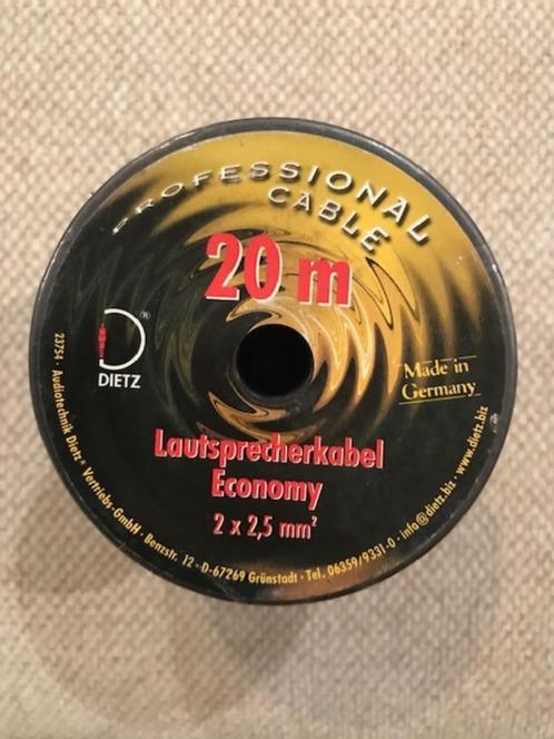 Dietz 23754  -  20m speakercable, Auto diversen, Autospeakers, Nieuw, Ophalen of Verzenden