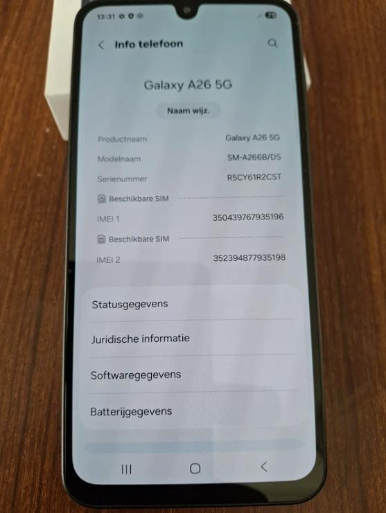 Samsung Galaxy A26 5G, Télécoms, Téléphonie mobile | Samsung, Comme neuf, 128 GB, Android OS, Noir, Enlèvement