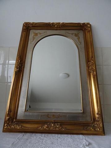 Spiegel grote spiegel facet geslepen spiegel lijst 58x83cm