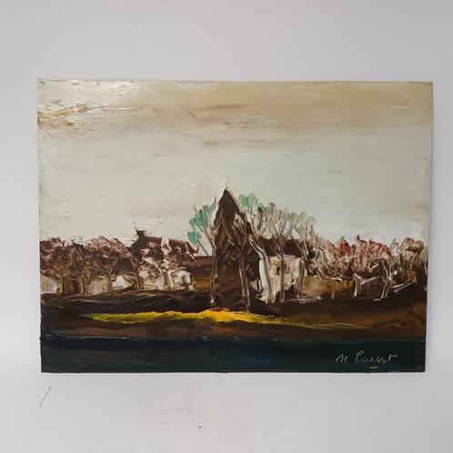 Gabriel De Pauw (1924-2000) - olieverf op karton - Expressio, Antiek en Kunst, Kunst | Schilderijen | Klassiek, Ophalen of Verzenden
