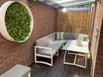Terras - lounge set + tafel -TOPkwaliteit-als NIEUW!!!, Jardin & Terrasse, Chaises de jardin, Autres matériaux, Enlèvement, Neuf