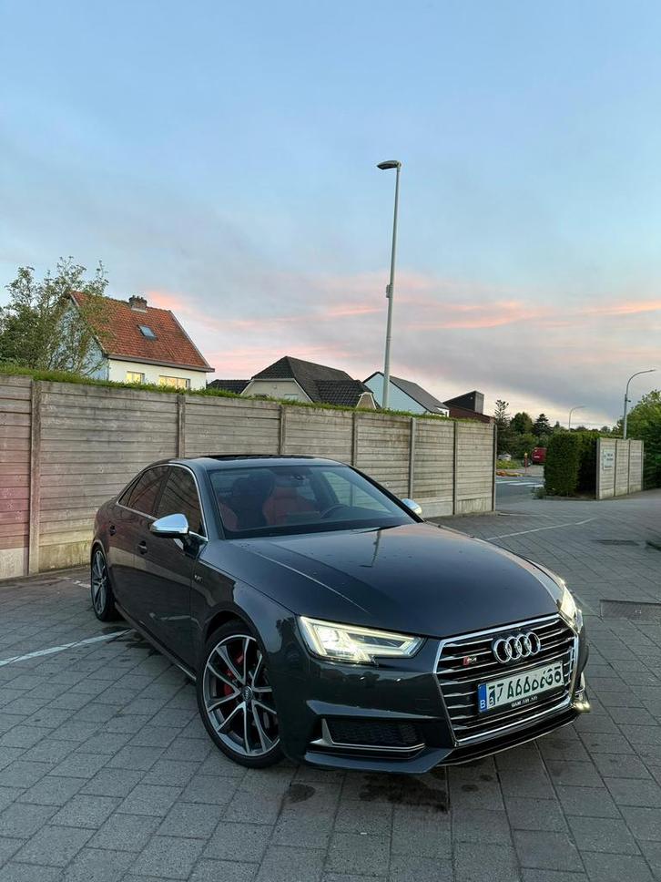 Audi S4 3.0 TFSI Quattro | Full option | Rood leder Topstaat, Auto's, Audi, Particulier, S4, 360° camera, 4x4, ABS, Achteruitrijcamera