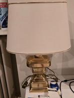 Messing tafellamp, Enlèvement, Métal, 50 à 75 cm