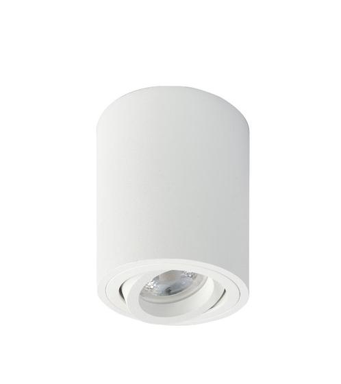 Opbouwspot rond Rebel GU10 wit dimbaar, Huis en Inrichting, Lampen | Plafondlampen, Nieuw, Metaal, Ophalen of Verzenden