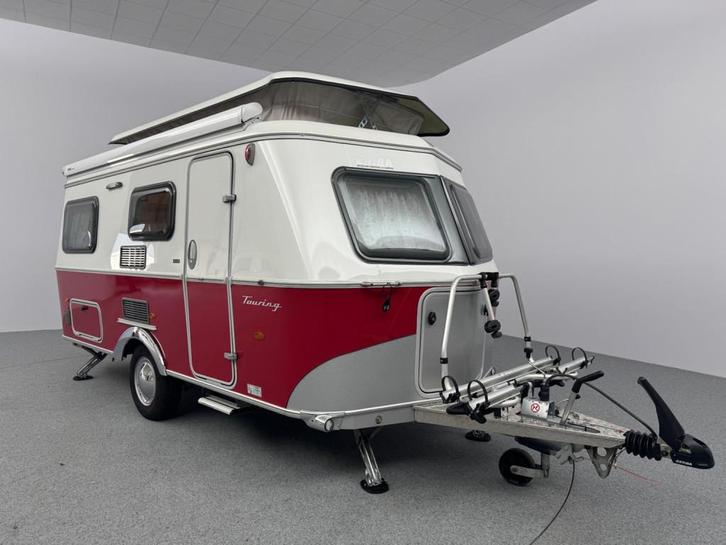 Eriba Touring 542 Tango red Mover Cassetteluifel Fdrager, Caravans en Kamperen, Caravans, tot en met 3, Overige, Eriba, 2 aparte bedden