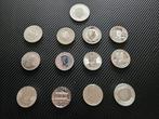 13 zilveren munten, Ophalen of Verzenden, Munten