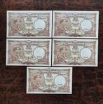 5 OPEENVOLGEND !!!  20 Frank  1944 Nationale Reeks.      UNC, Postzegels en Munten, Bankbiljetten | België, Ophalen of Verzenden