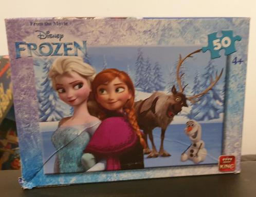 Puzzel Disney Frozen, Kinderen en Baby's, Speelgoed | Kinderpuzzels, Gebruikt, 4 tot 6 jaar, Ophalen