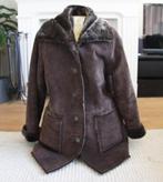 Mooie Warme Suede Kenvlo Jas (Maat 40) € 65,-, Maat 38/40 (M), Kenvlo, Bruin, Verzenden