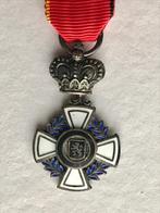 Mini medaille Kruis Branbant, Verzamelen, Ophalen of Verzenden, Landmacht, Lintje, Medaille of Wings
