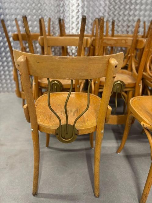 Set (16) beukenhouten Franse Cafe/Bistro stoelen Thonet stij, Huis en Inrichting, Stoelen, Gebruikt, Vijf, Zes of meer stoelen