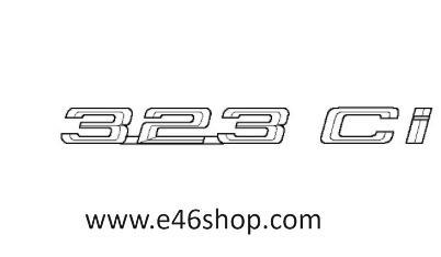 EMBLEEM BMW E46 323ci oe 51148240120, Auto-onderdelen, Carrosserie, BMW, Nieuw, Ophalen of Verzenden