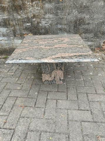 Vintage marmeren salontafel jaren 80  beschikbaar voor biedingen