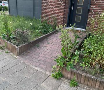 Gratis klinkers opsluitbanden tegels op te halen, Tuin en Terras, Tegels en Klinkers, Ophalen