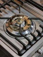 🔥Poêle de luxe Boretti 90 cm en acier inoxydable 6 brûleurs, Comme neuf, 5 zones de cuisson ou plus, Classe énergétique A ou plus économe
