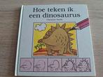 Boek hoe teken ik een dinosaurus. 25 paginas., Boeken, Ophalen, Zo goed als nieuw