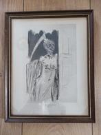 FELICIEN ROPS - Heliogravure  'mors syphilitica', Antiek en Kunst, Kunst | Etsen en Gravures, Ophalen of Verzenden