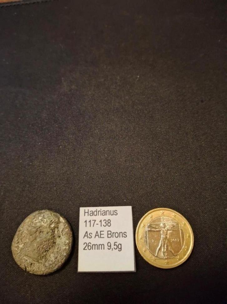 Keizer Hadrianus  Type: Bronzen AE, Postzegels en Munten, Munten | Europa | Niet-Euromunten, Losse munt, Overige landen, Ophalen of Verzenden